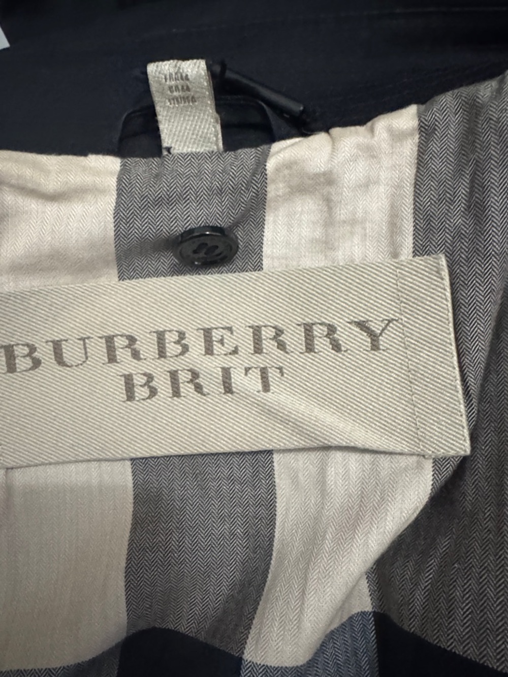 Burberry Black Double-Breasted Trench Coat w/ Hood and Signature Check Cuffs - Picture 2 of 14